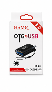 تبدیل اورجینال otg usb 3.0 TYPE C هامر با ۲ سال گارانتی طلایی تعویض