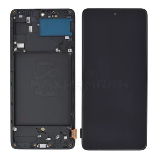 اچ ال سی دی گوشی سامسونگ SAMSUNG A71 گلس بزرگ اولد بدون آی سی با فریم